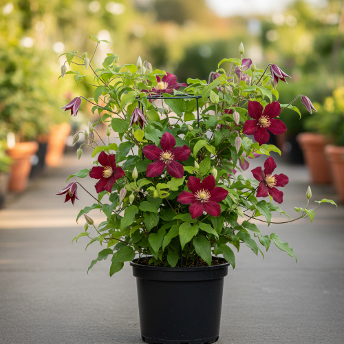 Клематис Витицелла Мадам Джулия Корревон купить