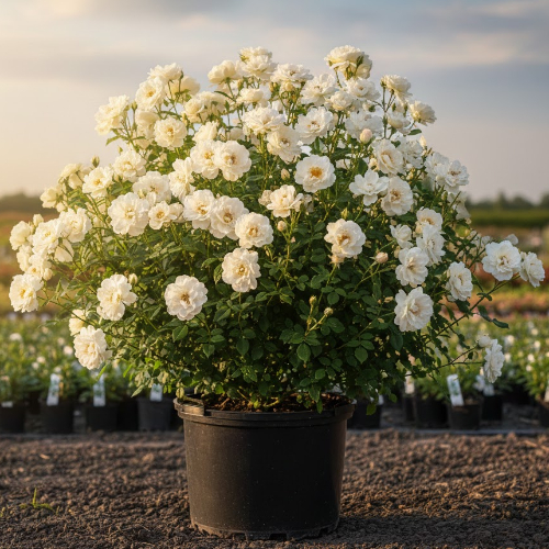 Роза Флорибунда Алабастер купить