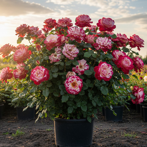 Роза чайно-гибридная Моника Беллуччи купить