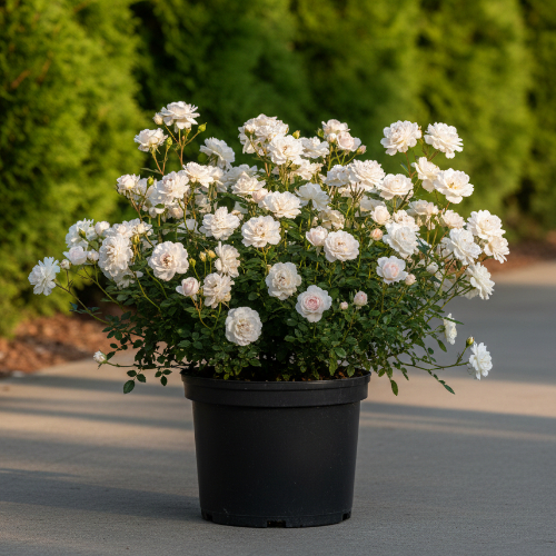 Роза миниатюрная Свани купить